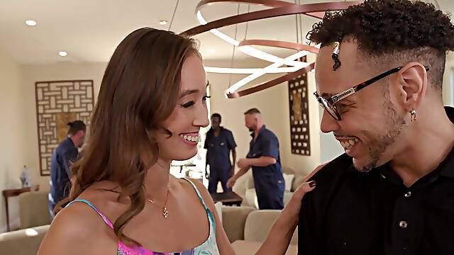 Double the pleasure: two times the fun with one lucky guy