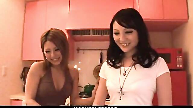 Threesome trailer with conquering hooker from Jav HD