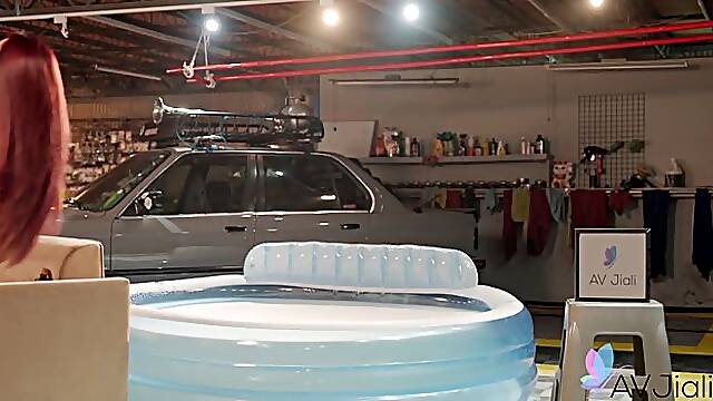 AV Jiali featuring bedmates fucking porn