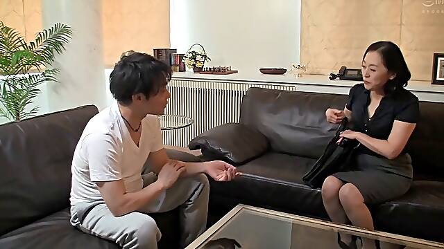 Tight skirt, tight top, if you show your dick to a woman at work, she will probably suck you off