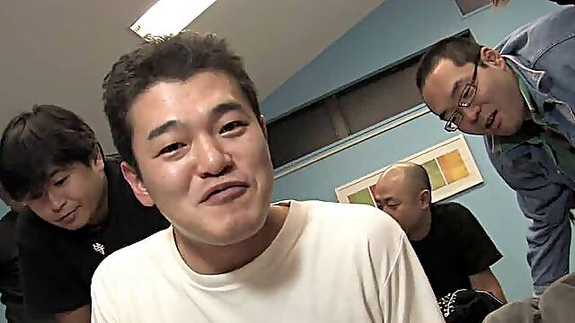 Japanese Gangbang with hot Japanese