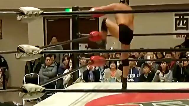 Classic hard japan wrestling
