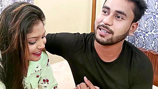 Indian girlfriend moans while being nicely fucked by her boyfriend