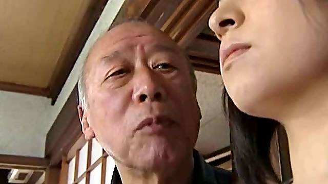 Japanese housewife caught riding a dildo attached to a fucking machine