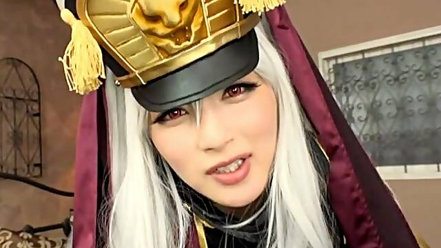 Kinky Japanese porn video with sexy Hakii Haruka in cosplay