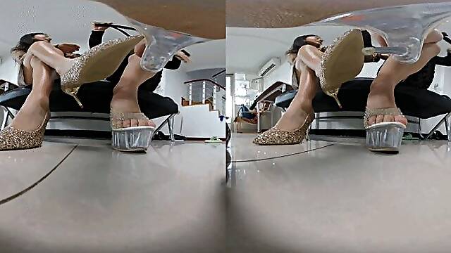 3DVR180 ERER LELE shoes - humiliation POVC4sgiantess 26