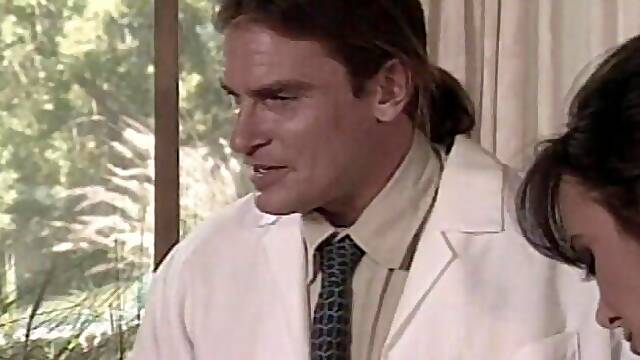 Nice Asian Doctor Treats Busty Girl with Toy and Licking Her Pussy