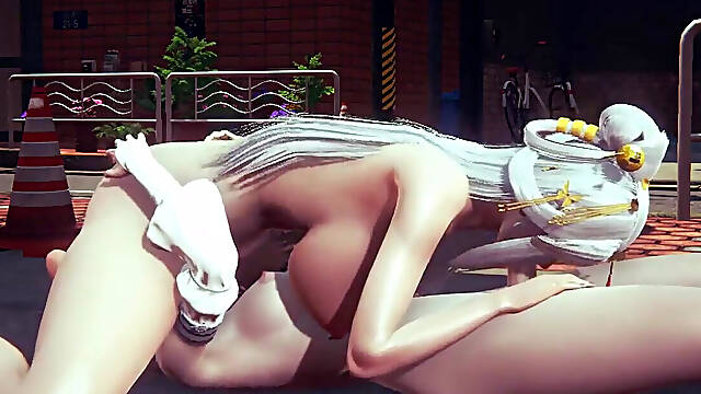 Genshin Impact Hentai - Ningguang 69 with Jean Futanari - Japanese Asian Manga Anime Game Porn